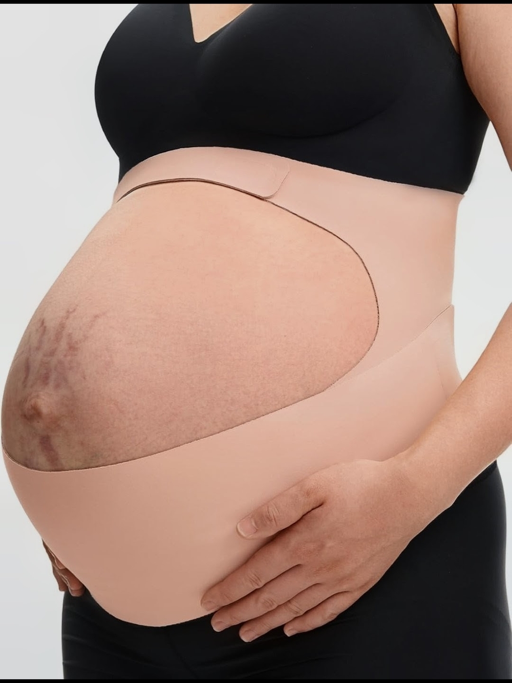 Maternity Support Belly Band in Blush Pink Momcozy Size L
